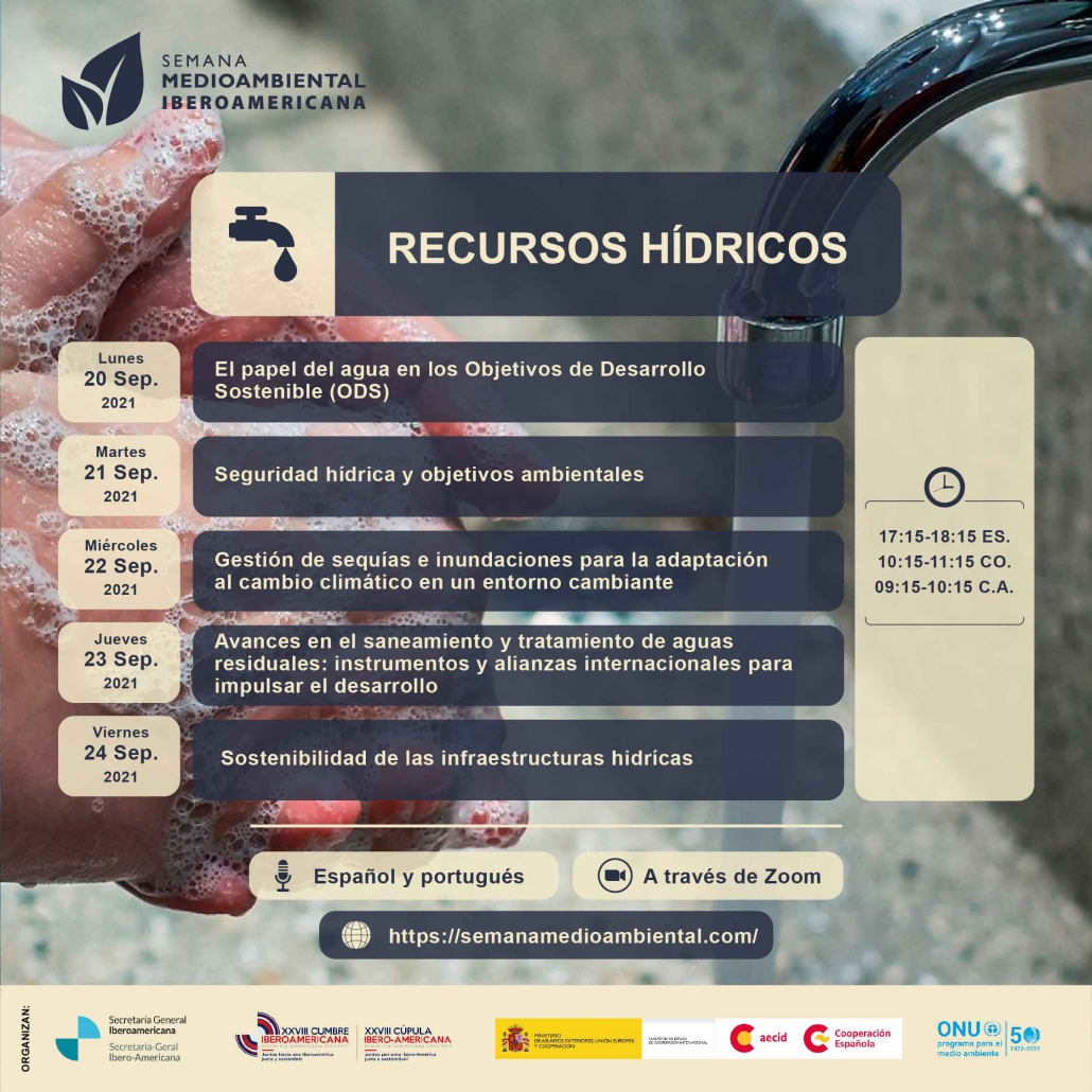 agenda recursos hídricos semana medioambiental